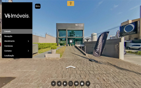 Imagem inicial do tour virtual