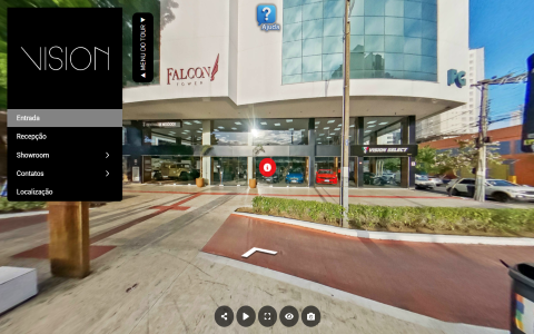 Imagem inicial do tour virtual