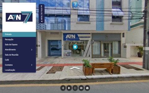 Imagem inicial do tour virtual