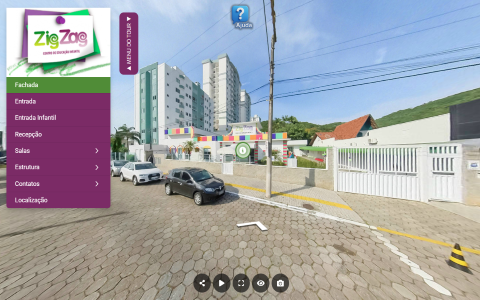 Imagem inicial do tour virtual