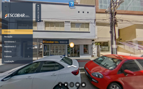 Imagem inicial do tour virtual