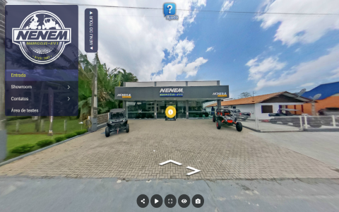 Imagem inicial do tour virtual