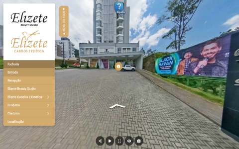 Imagem inicial do tour virtual