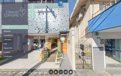 Imagem inicial do tour virtual