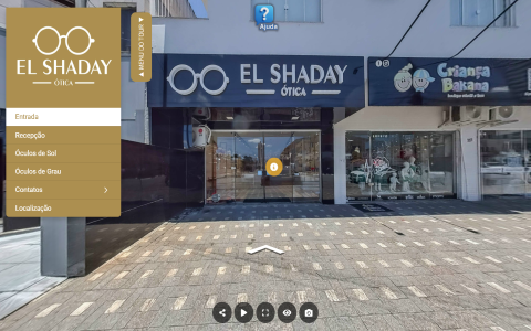 Imagem inicial do tour virtual