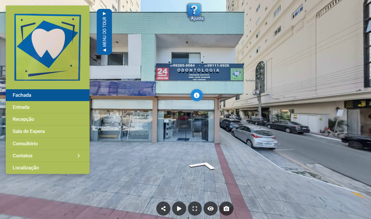 Imagem inicial do tour virtual