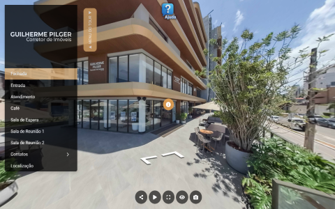 Imagem inicial do tour virtual