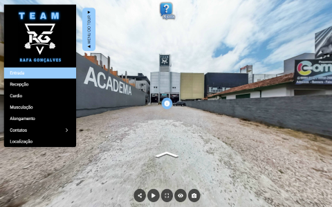 Imagem inicial do tour virtual