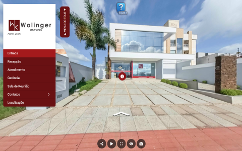 Imagem inicial do tour virtual