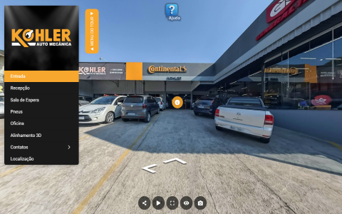 Imagem inicial do tour virtual