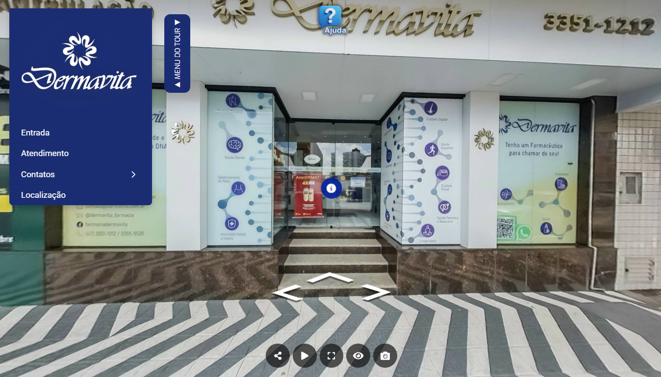 Imagem inicial do tour virtual