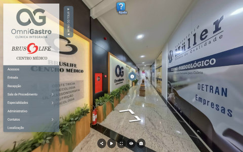 Imagem inicial do tour virtual
