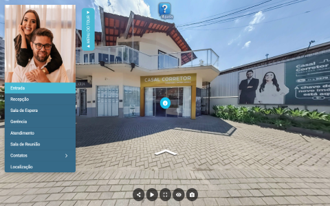 Imagem inicial do tour virtual