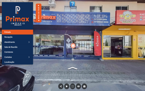 Imagem inicial do tour virtual