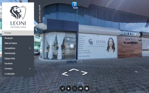 Imagem inicial do tour virtual