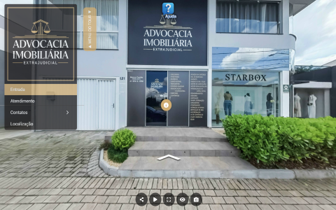 Imagem inicial do tour virtual