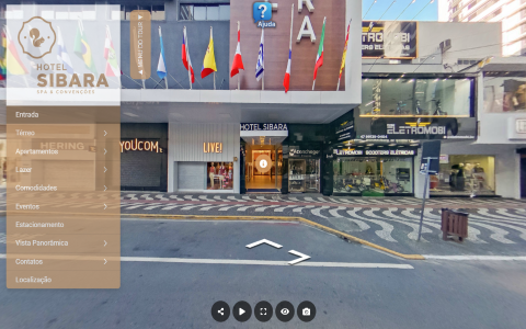 Imagem inicial do tour virtual