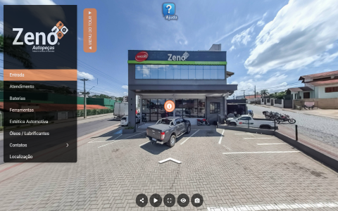 Imagem inicial do tour virtual