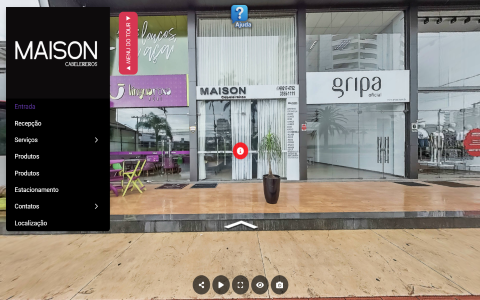 Imagem inicial do tour virtual