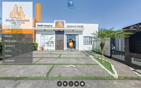 Imagem inicial do tour virtual