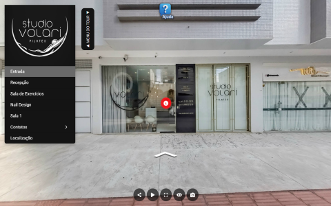 Imagem inicial do tour virtual