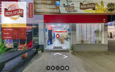 Imagem inicial do tour virtual
