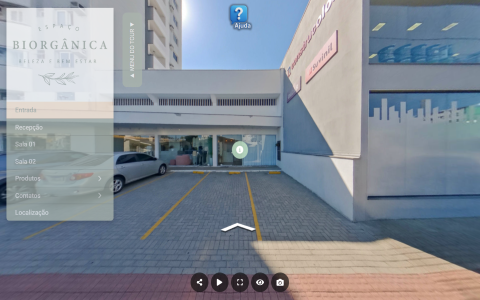 Imagem inicial do tour virtual