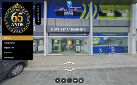 Imagem inicial do tour virtual