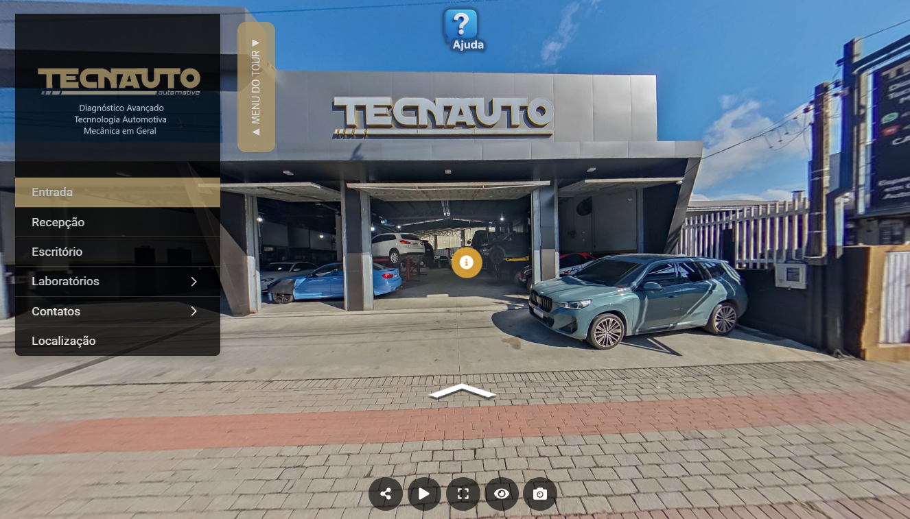 Imagem inicial do tour virtual