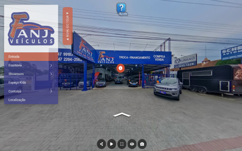 Imagem inicial do tour virtual