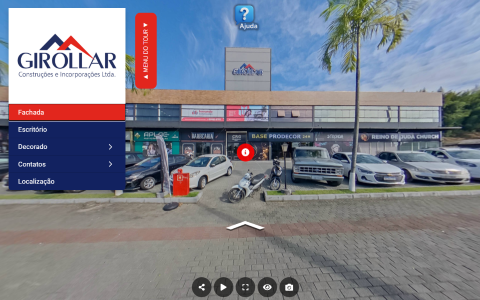 Imagem inicial do tour virtual