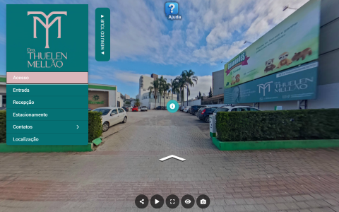 Imagem inicial do tour virtual