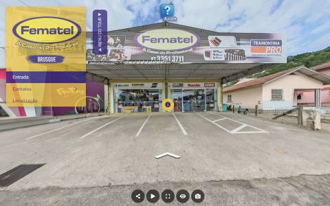 Imagem inicial do tour virtual