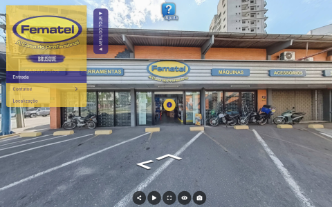 Imagem inicial do tour virtual