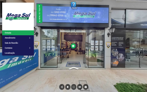 Imagem inicial do tour virtual