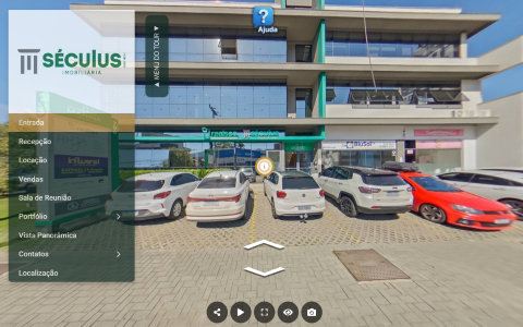 Imagem inicial do tour virtual