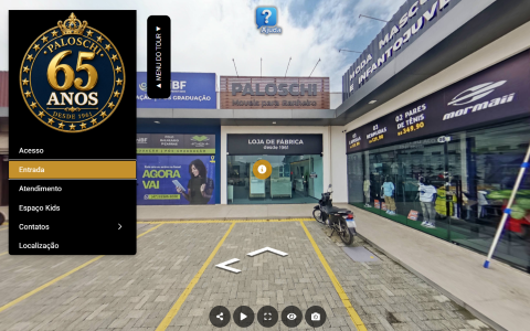 Imagem inicial do tour virtual