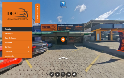Imagem inicial do tour virtual